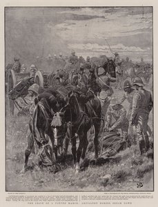 The Price of a Forced March, Artillery Horses break down