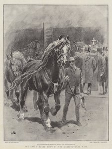 The Shire Horse Show at the Agricultural Hall by John Charlton