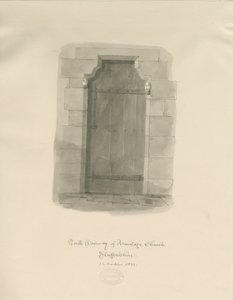 Armitage Church - North Doorway by John Chessell Buckler