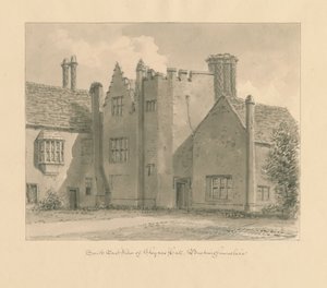 Buckinghamshire - Chenies Hall by John Chessell Buckler