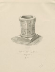 Font in Penkridge Church