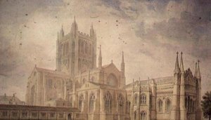 Hereford Cathedral by John Chessell Buckler