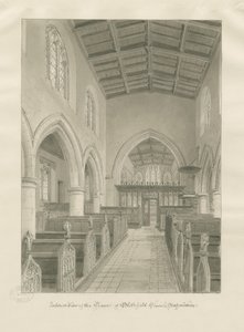 Interior of Blithfield Church