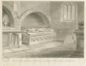 Interior of Draycott in the Moors Church by John Chessell Buckler