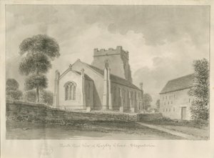 Kingsley Church, 1841 by John Chessell Buckler