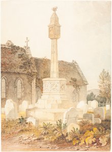 Monument in a Church Cemetery by John Chessell Buckler