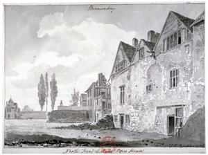 North front of Bermondsey House, London by John Chessell Buckler
