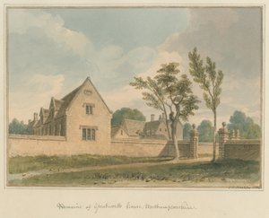 Northamptonshire - Greatworth House, 1826 by John Chessell Buckler