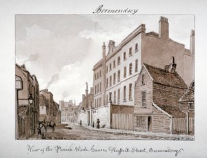 Parish Work House, Tanner Street, Bermondsey, London by John Chessell Buckler
