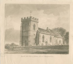 Stowe Church by John Chessell Buckler