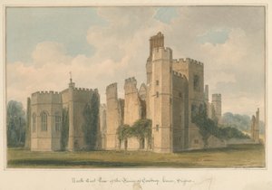 Sussex - Cowdray House, 1825 by John Chessell Buckler