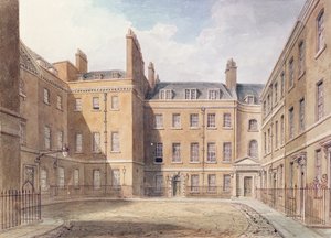 View of Downing Street, Westminster by John Chessell Buckler