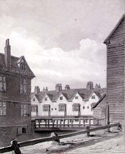 View of the Folly at Dockhead, Bermondsey by John Chessell Buckler