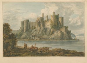 Wales - Carnarvonshire - Conway Castle, 1810