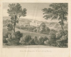 Wootton Lodge: Sepia Drawing, 1841 by John Chessell Buckler