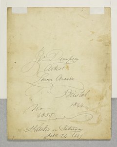 Portrait of a Youth, verso by John Church Dempsey