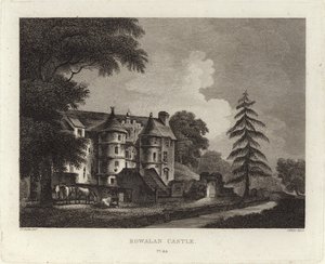 Rowallan Castle by John Claude Nattes