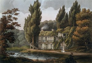 The Dining Room at the Hameau of Marie-Antoinette, illustration from 