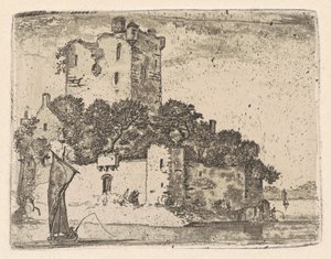 Loch Orr Castle by John Clerk, of Eldin