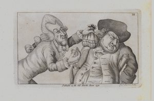 Two Men Dramatise an Inequity of the Day