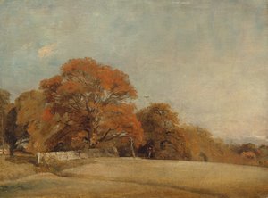 An Autumnal Landscape at East Bergholt, c.1805-08