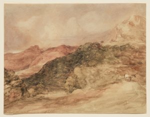 Bow Fell and Langdale Pikes by John Constable