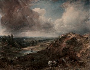 Branch Hill Pond, Hampstead by John Constable