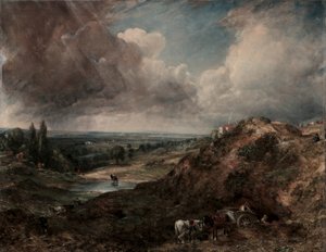 Branch Hill Pond, Hampstead by John Constable
