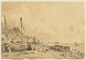 Brighton Beach, Looking East, 1824