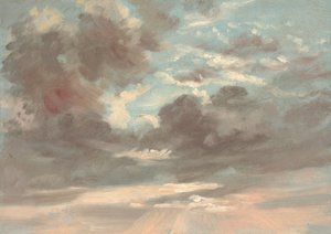 Cloud Study: Stormy Sunset, 1821-1822 by John Constable
