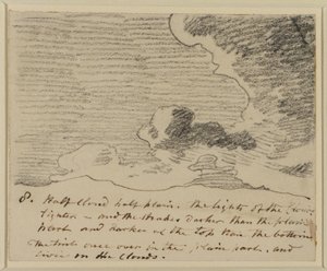 Cloud study (after Alexander Cozens Engravings of Skies), c.1822-23
