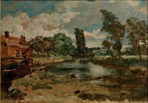 Flatford Mill Seen from the Lock by John Constable