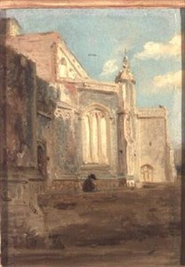 East Bergholt Church by John Constable