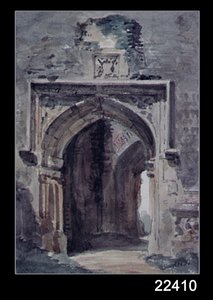 East Bergholt Church: South Archway of the Ruined Tower, 1806 by John Constable
