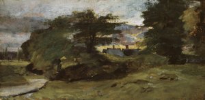 Landscape with Cottages by John Constable