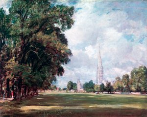 Salisbury Cathedral from Lower Marsh Close