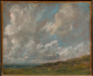 Study of Clouds over a Landscape by John Constable