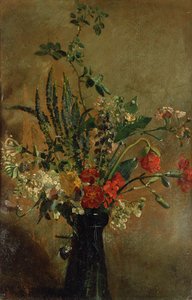 Study of Flowers in a Hyacinth Glass by John Constable