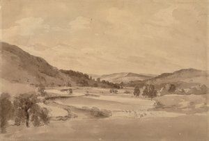 The Derwent Valley with Chatsworth in the Distance