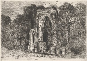 The Ruins of Netley Abbey by John Constable