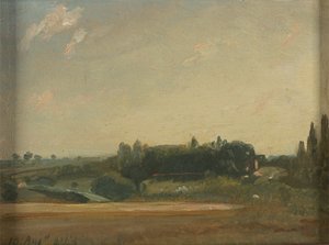 View Towards the Rectory, East Bergholt by John Constable