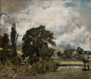 Water Meadows near Salisbury by John Constable