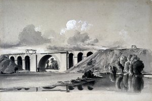 Sherbourne Viaduct, near Coventry, 27th July 1837 by John Cooke Bourne