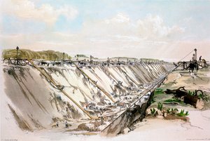 Tring Cutting, London & Birmingham Railway by John Cooke Bourne