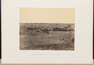 Jerusalem from the Road to Bethany, No. 1 by John Cramb