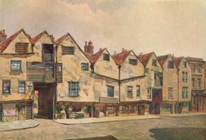 Ancient Tenements in Bermondsey Street, Bermondsey, London, 1886-1926 by John Crowther
