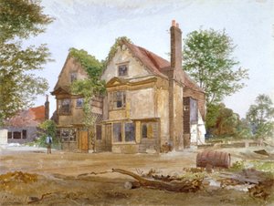Front view of Basing Manor House, Peckham High Street, Camberwell, London
