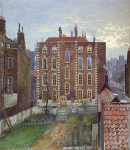 House on Austin Friars Street, City of London, 1881 by John Crowther