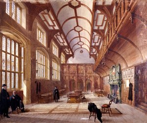 Interior of Charterhouse, London, 1885