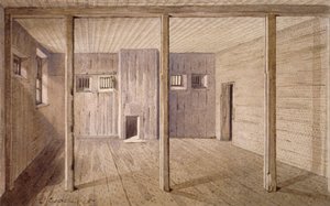 Interior view of White Lyon Prison, Borough High Street, Southwark, London, 1887 by John Crowther